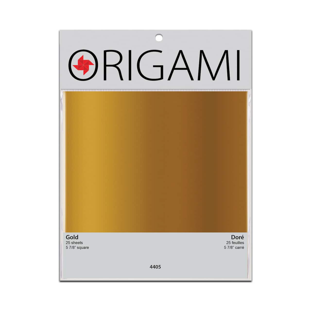 Yasutomo® Gold Metallic Origami Paper Pack, 25 Sheets